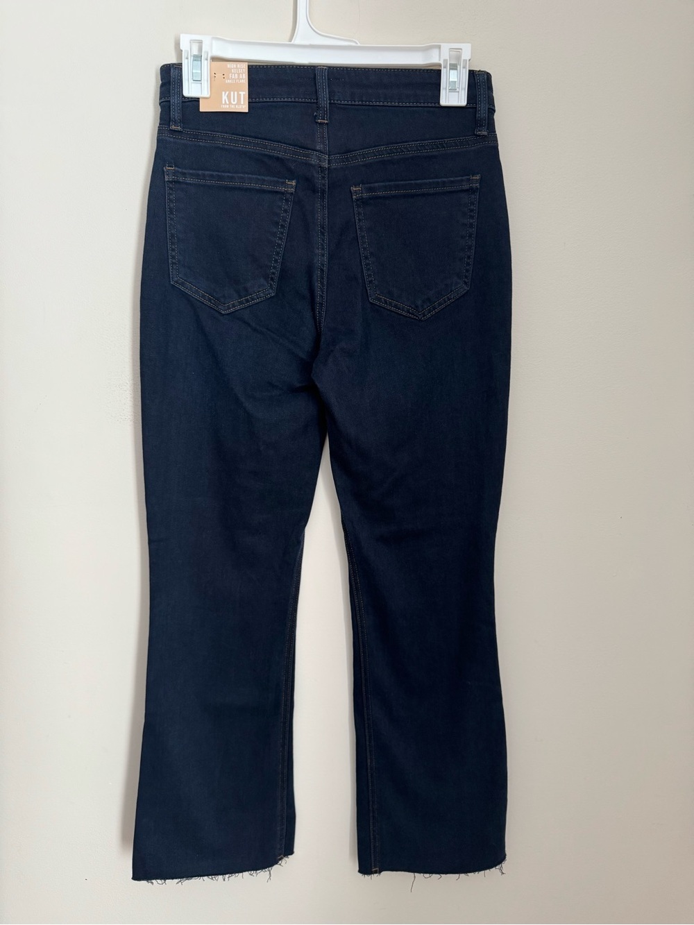 Kut From The Kloth Kelsey Fab Ab Ankle Flare High Rise Jeans Women’s Size 0 NWT - Picture 3 of 8